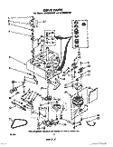 DRIVE Diagram and Parts List for LA7685XPW0  Whirlpool Washer