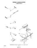 WIRING HARNESS Diagram and Parts List for DU8300XT2  Whirlpool Dishwasher