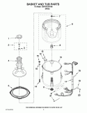 Part Location Diagram of W10324647 Whirlpool Washer Sealtub