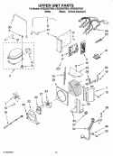 UPPER UNIT PARTS Diagram and Parts List for KSSS36QTB03  KitchenAid Refrigerator