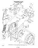 SECTION Diagram and Parts List for LE7680XSW0  Whirlpool Dryer