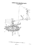 UPPER WASH AND RINSE Diagram and Parts List for KPDC601S3  KitchenAid Dishwasher