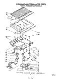 COMPARTMENT SEPARATOR Diagram and Parts List for ET18JKXRWR2  Whirlpool Refrigerator