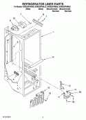 Part Location Diagram of W10128726 Whirlpool DIFFUSER