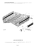 UPPER RACK AND TRACK Diagram and Parts List for KDD20  KitchenAid Dishwasher