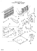 UNIT Diagram and Parts List for 6ET19DKXDW01  Whirlpool Refrigerator