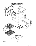 EXTERNAL OVEN Diagram and Parts List for FEP310YW0  Roper Range