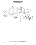 BACKGUARD Diagram and Parts List for SF313PEPT0  Whirlpool Range