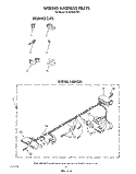 WIRING HARNESS Diagram and Parts List for 6LA6300XTW1  Whirlpool Washer