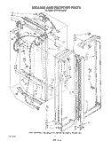 BREAKER AND PARTITION Diagram and Parts List for ED25PMXRWR3  Whirlpool Refrigerator