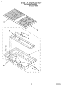 GRILLE MODULE KIT Diagram and Parts List for SC8900EXQ3  Whirlpool Cooktop