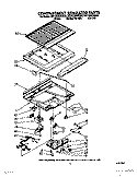 COMPARTMENT SEPARATOR Diagram and Parts List for 8ET16ZKXWW00  Whirlpool Refrigerator