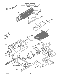 UNIT Diagram and Parts List for KTRI18KXWH30  Whirlpool Refrigerator
