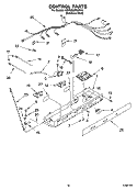 CONTROL PARTS Diagram and Parts List for KSRG25FKSS15  KitchenAid Refrigerator