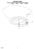 HEATER PARTS Diagram and Parts List for KUDS01FLSS1  KitchenAid Dishwasher
