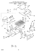 UPPER UNIT Diagram and Parts List for KBRC36MHT01  KitchenAid Refrigerator