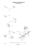 WIRING HARNESS Diagram and Parts List for DU7216XS3  Whirlpool Dishwasher