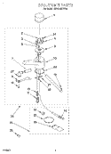 SPOUT UNIT Diagram and Parts List for KHWS160VAL5  KitchenAid Miscellaneous