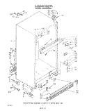 CABINET Diagram and Parts List for KTRF20KVAL00  Whirlpool Refrigerator