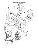CONTROL PANEL, LIT/OPTIONAL Diagram and Parts List for KUDA220TWH5  KitchenAid Dishwasher