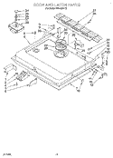 DOOR AND LATCH Diagram and Parts List for KUDJ23HY2  KitchenAid Dishwasher