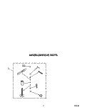 MISCELLANEOUS Diagram and Parts List for LA7800XTM1  Whirlpool Washer