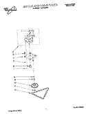 MOTOR AND DRIVE, LITERATURE Diagram and Parts List for TU4700XXP2  Whirlpool Trash Compactor