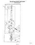BRAKE AND DRIVE TUBE Diagram and Parts List for 3LA5580XSW1  Whirlpool Washer