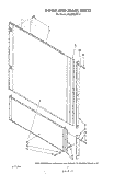 DOOR AND PANEL Diagram and Parts List for 4KUDP220T0  KitchenAid Dishwasher