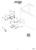UNIT PARTS Diagram and Parts List for EH050FXMQ00  Whirlpool Freezer