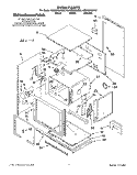 OVEN Diagram and Parts List for KEMS378BBL2  KitchenAid Wall Oven