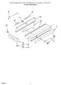 REFRIGERATOR CONTROL PANEL Diagram and Parts List for KSSC36MHS00  KitchenAid Refrigerator