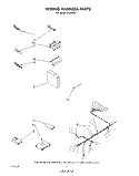 WIRING HARNESS Diagram and Parts List for WU4406V1  Roper Dishwasher