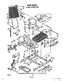 UNIT Diagram and Parts List for ED22MM1LWR0  Whirlpool Refrigerator
