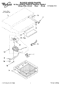 SECTION Diagram and Parts List for RH2630XJB1  Whirlpool Range Hood