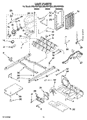 UNIT PARTS Diagram and Parts List for ED5JVEXTS00  Whirlpool Refrigerator
