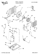 UNIT, LITERATURE Diagram and Parts List for ACM052XG1  Whirlpool Air Conditioner