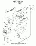Part Location Diagram of WPW10498976 Whirlpool Water Inlet Valve