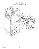 LINER Diagram and Parts List for 6ET20DKXAW00  Whirlpool Refrigerator