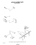 WIRING HARNESS Diagram and Parts List for DU3000XR1  Whirlpool Dishwasher