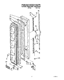 FREEZER DOOR Diagram and Parts List for ED20PKXAN01  Whirlpool Refrigerator