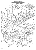 SHELF, LIT / OPTIONAL Diagram and Parts List for ET25DMXBN02  Whirlpool Refrigerator