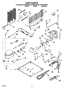UNIT PARTS Diagram and Parts List for GT1PHWXPS00  Whirlpool Refrigerator