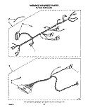 WIRING HARNESS, LIT/OPTIONAL Diagram and Parts List for KCMS135SBL5  KitchenAid Microwave
