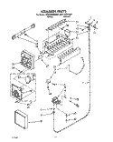 Part Location Diagram of LIT2167063 Whirlpool Use And Care Guide Chinese