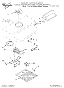 SECTION Diagram and Parts List for RH2030XDS0  Whirlpool Range Hood