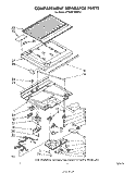 COMPARTMENT SEPARATOR Diagram and Parts List for ET16XK1MWR2  Whirlpool Refrigerator