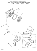 FILL AND OVERFILL Diagram and Parts List for KUDG25SHAL0  KitchenAid Dishwasher