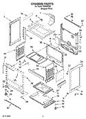 Part Location Diagram of W10119764 Whirlpool BOX-BURNER