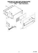 Part Location Diagram of 2316825B Whirlpool GRILL-UPPR